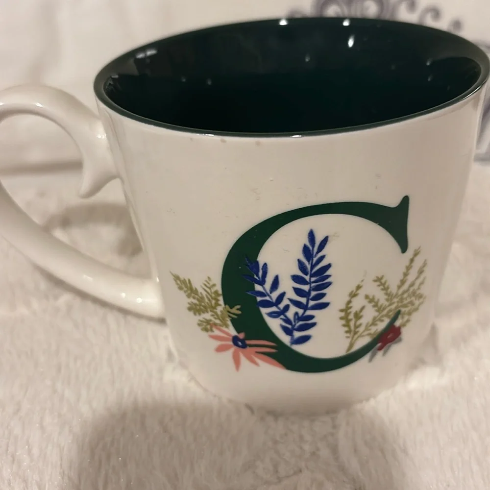 Opalhouse Coffee Mug Personalized  C Monogram‎ Initial